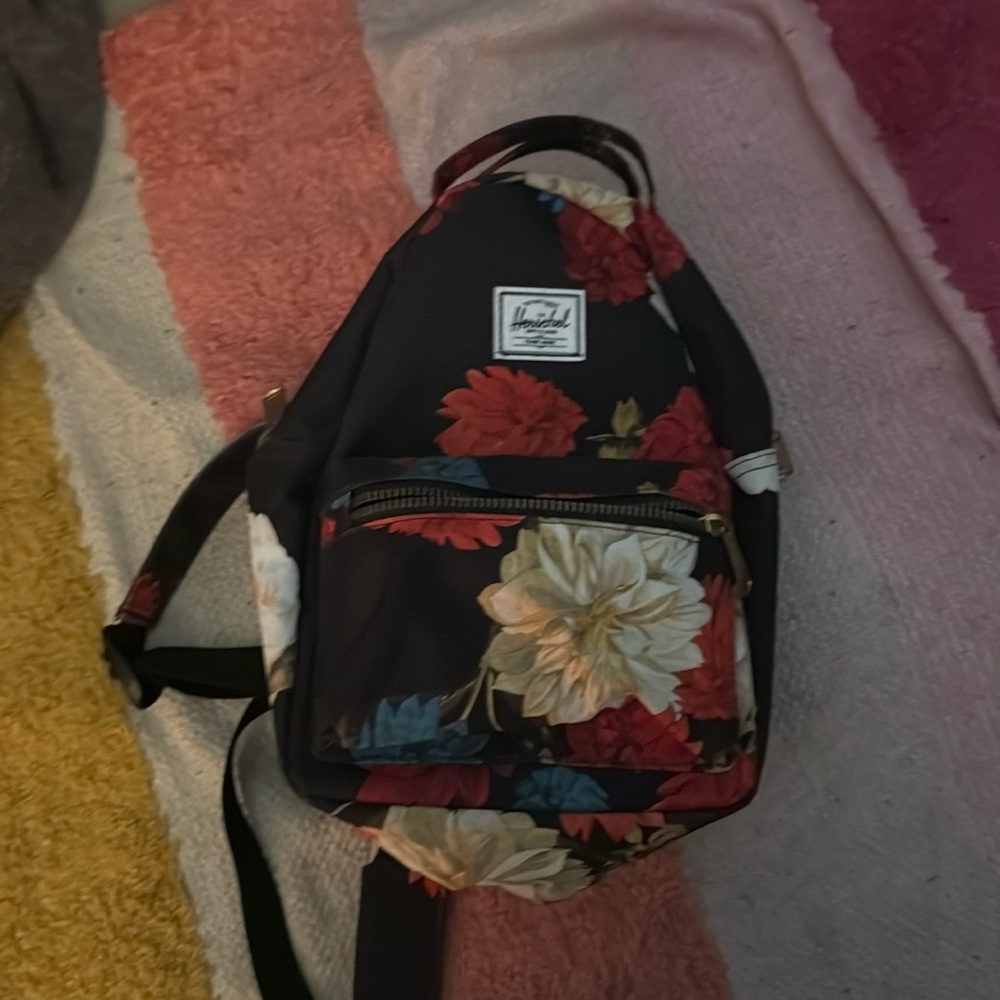 Mini backpack bag. Herschel bag.